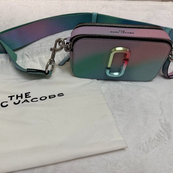 Marc Jacobs Snapshot Rainbow Bag Multicolor Bag Crossbody Purse - Picture 1 of 5